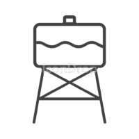 Water Reservoir Icon Outline