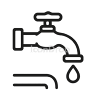 Water Supply Icon Outline