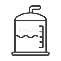 Water Tank Level Icon Outline