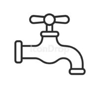 Water Tap Icon Outline