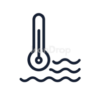 Water Temperature Icon Outline