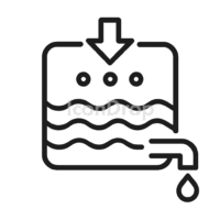 Water Treatment Icon Outline