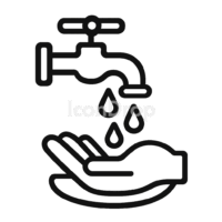 Water Use Icon Outline