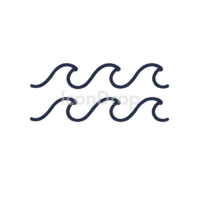 Water Wave Icon Outline