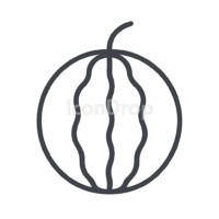Watermelon Icon Outline
