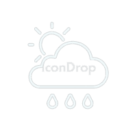 Weather Icon Aesthetic White Outline