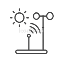 Weather Sensor Icon Outline