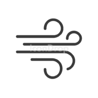 Wind Flow Icon Outline