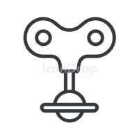 Wind Up Icon Outline