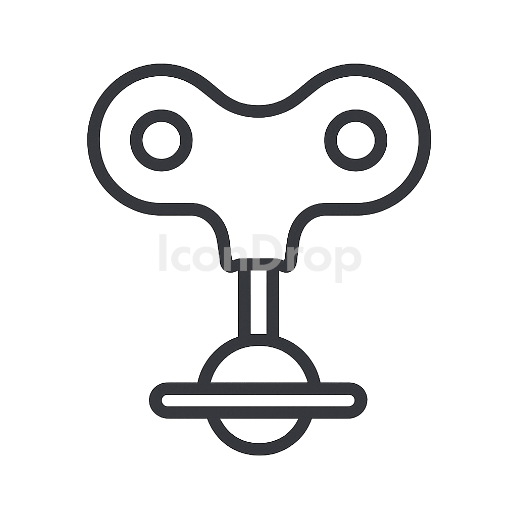 Wind Up Icon Outline