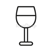 Wine Cup Icon Outline