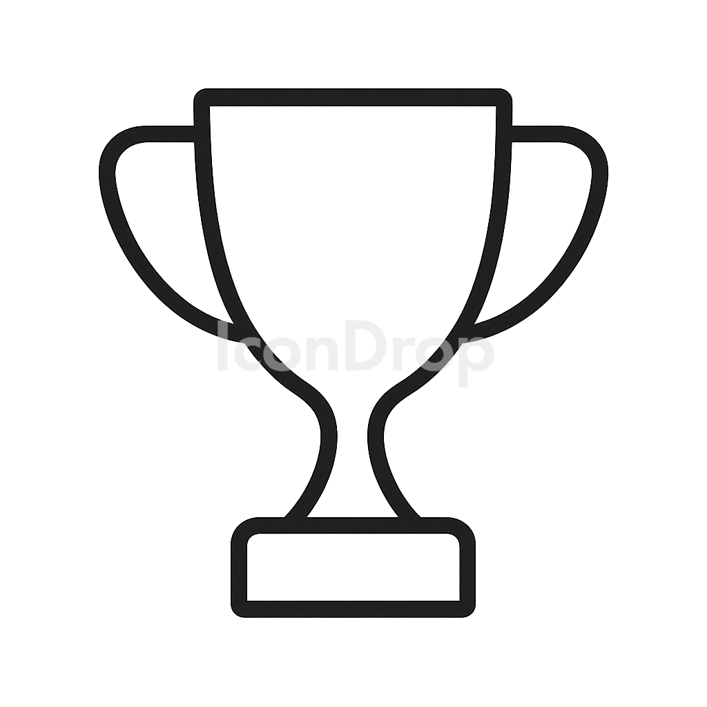 Winner Cup Icon Outline