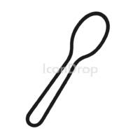 Wooden Spoon Icon Outline