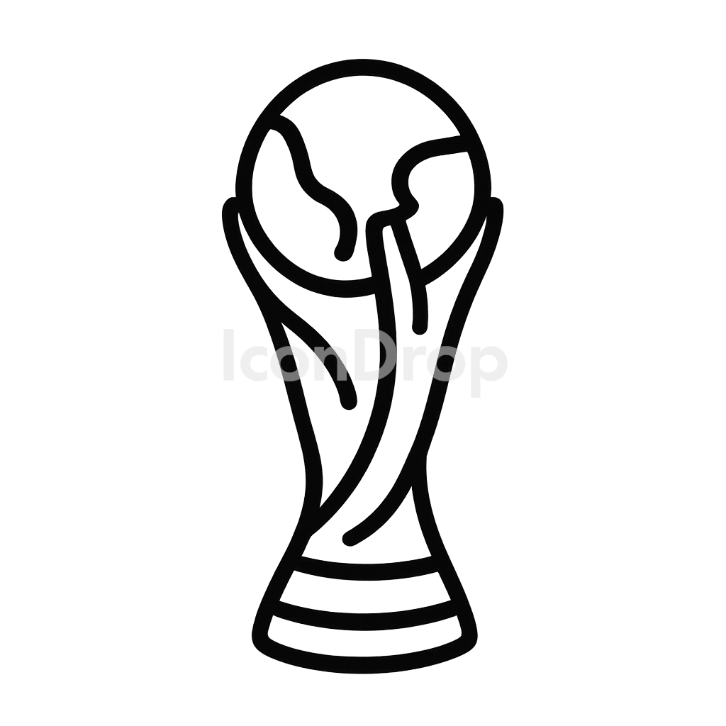 World Cup Icon Outline