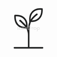 Young Tree Icon Outline